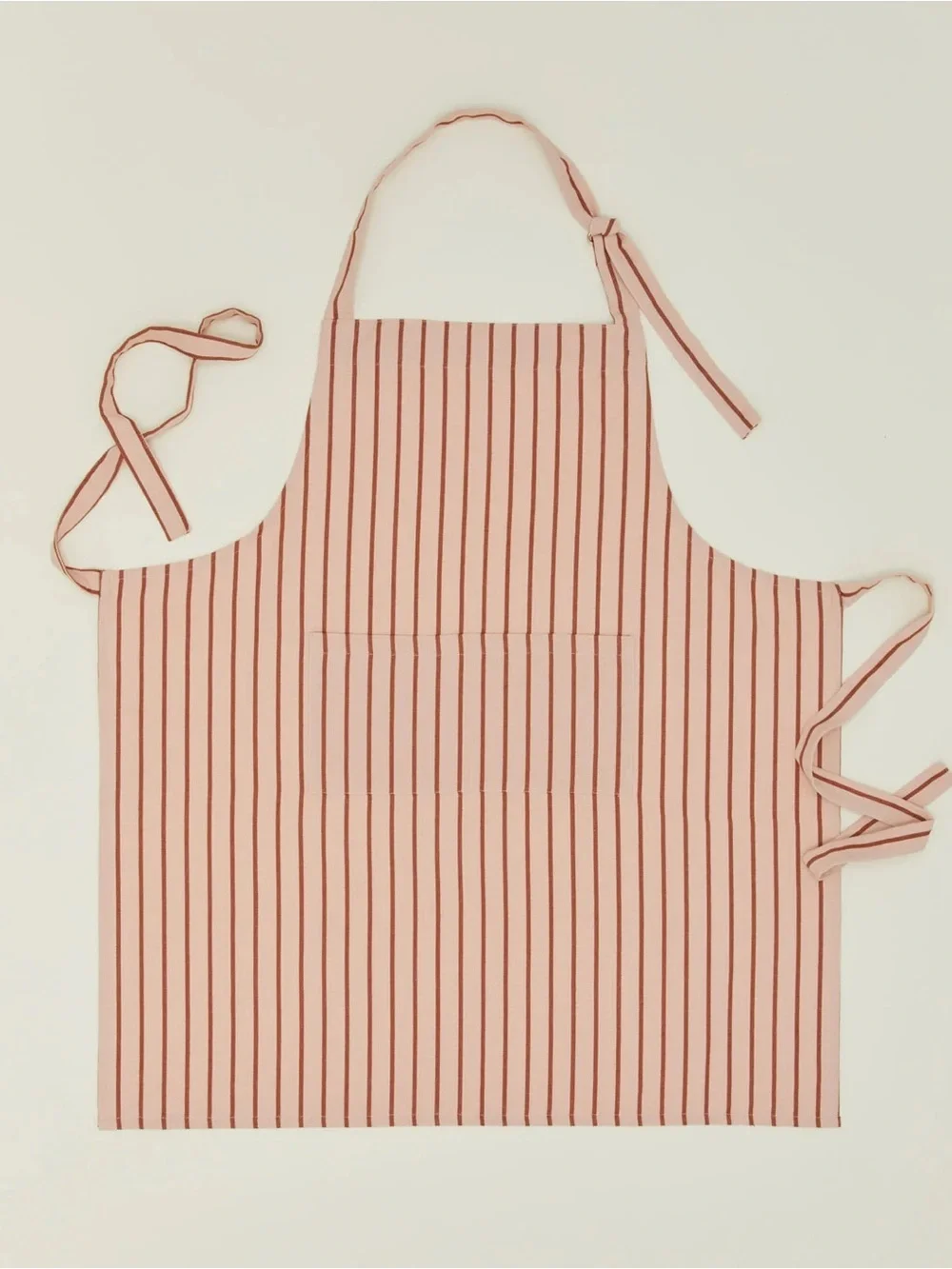 Hawkins New York Pink Striped Apron with Pockets